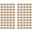 100Pcs M3 Thread Knurled Brass Threaded Heat Set Resistant Insert Embe 5