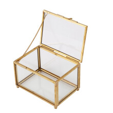 Geometrische Glas Stil Schmuck Schatulle Tisch Container Für Die Anzeige Von Schmuck Andenken Haus Dekoration Pflanzen Container Schmuck Lagerung