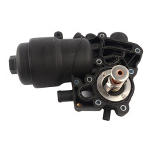 059115389P Engine Oil Filter Housing W/Coolant Thermostat Replacement for - A6 A7 A8 Q5 Q7 3.0L 2013-2016