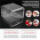 Makeup Organizer WaterProof Storage Display Box Cosmetic Display Box Makeup Case Suitable for Bedroom Dressing Table 4