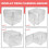 Makeup Organizer WaterProof Storage Display Box Cosmetic Display Box Makeup Case Suitable for Bedroom Dressing Table 7