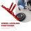 Car Wheel Alignment Tool Plates Adjustable Automotive Wheel Leveling Aligner Wheel Balancing Tool Red 5