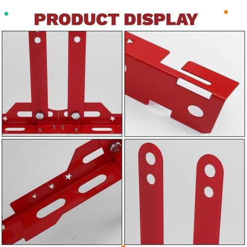 Car Wheel Alignment Tool Plates Adjustable Automotive Wheel Leveling Aligner Wheel Balancing Tool Red 1
