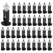 80Pcs CPU Heatsink Mount Pin Plastic Push Screw Cooler Cooling Fan Fastener Mounting Clip for Socket Accessories