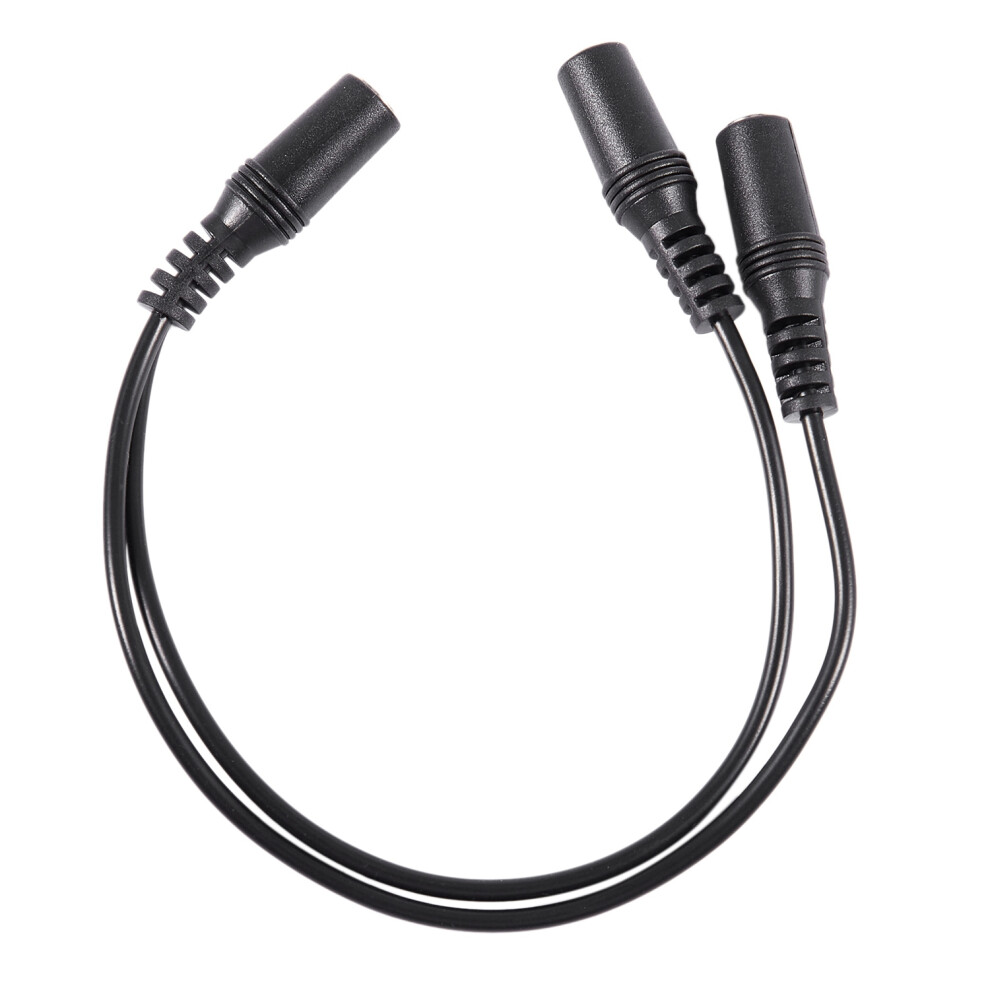 Typecat 28Cm 3.5Mm Female To Dual Jack Female Y Splitter Stereo Audio Cable Black