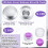 100 Sets Cover Buttons Kit with Tools Size Buttons to Cover Self Cover Buttons DIY Fabric Cloth Cover Buttons 0.59 Inch 3