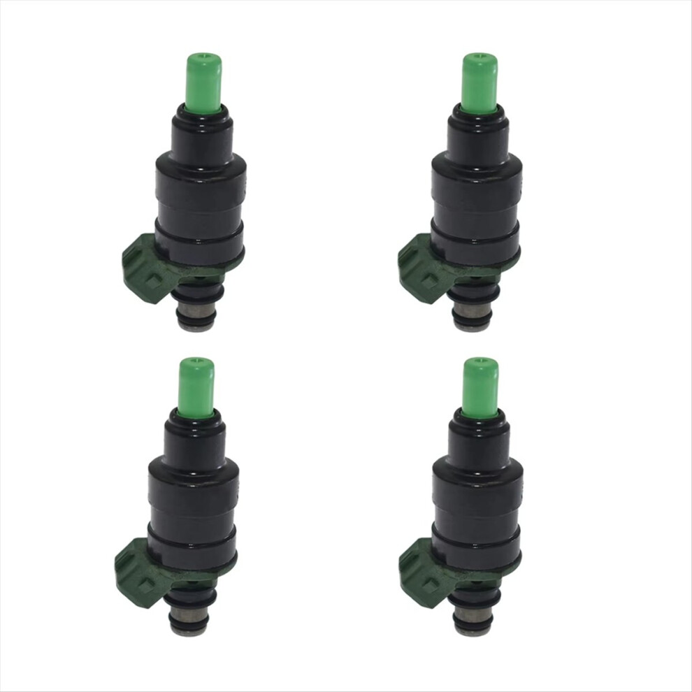 4Pcs Injector 195500-0456 1955000456 For 323 1.6L 1986-1988, Mercury 1 Black 4853841125090