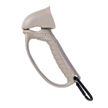 Jaw Fishing Controller Fisch-Controller-Greifer Tragbarer Lippengreifer Rutschfester Griff Schützt Finger Fischgreifer Grau