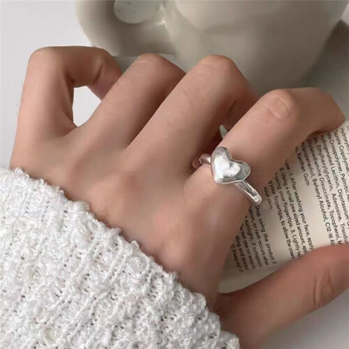 Offener Fingerring Breite Unregelmäßiger Geometrischer Ring Damenring 2