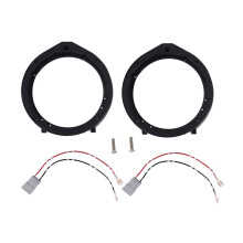 2PCS 6.5 Inch Car Horn Gasket Car Speaker Adapter with Wiring Harness for Accord CR-Z Insight 2006-2011