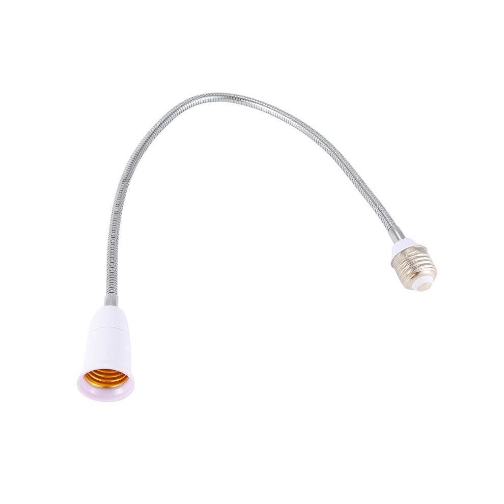 E27 To E27 Lamp Bulb Flexible Extension Adaptor Converter (,60Cm) Light/White Typecat