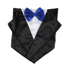 Small Dog Costume Necktie Pet Collar Adjustable Cats-Blue