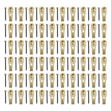 60 Pcs 30 Lb Picture Hangers with Nails Photo Frame Hanger Hooks Picture Hanging Nails for Hanging Clock
