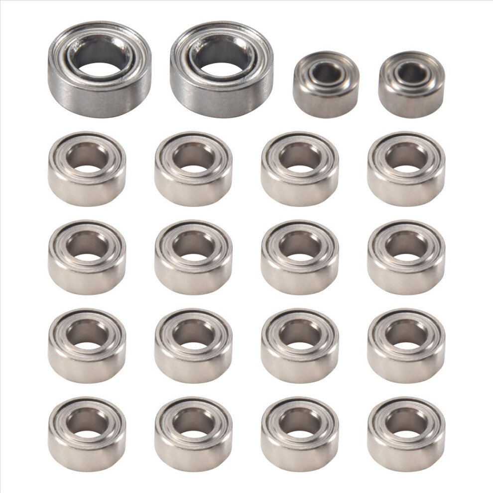 20Pcs Steel Ball Bearing Set For Axial Scx24 90081 Axi00001 Axi00002 1 4853841146439