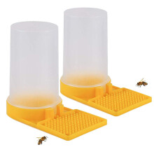 2 Pack Distributeur D'Eau pour L'Apiculture des Abeilles Distributeur D'Eau pour Ruche D'Abeille Distributeur D'Abeilles pour Boire L'Apiculture Outil