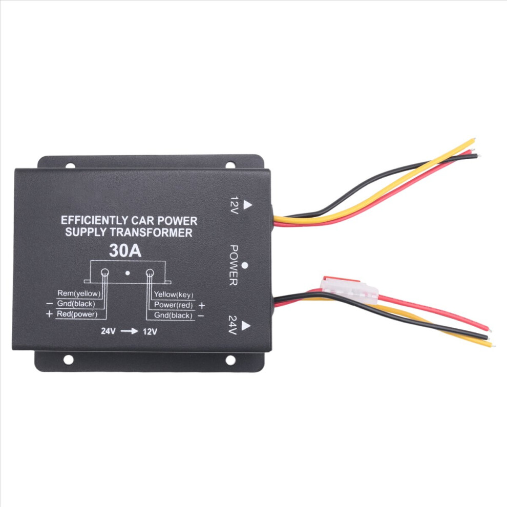 24V To 12V 30A Car Power Supply Buck Transformer Converter Truck Bus D 4853841157367