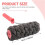 Pattern Paint Roller Tool Environmental Protection Stamp Painting Decorative Cylinder Tools Imitate Stone for Wall 7
