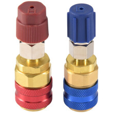 High and Low Side Expansion Adapter R134A Freon Quick Connector Adapter Automotive Air Conditioning Accessories for for