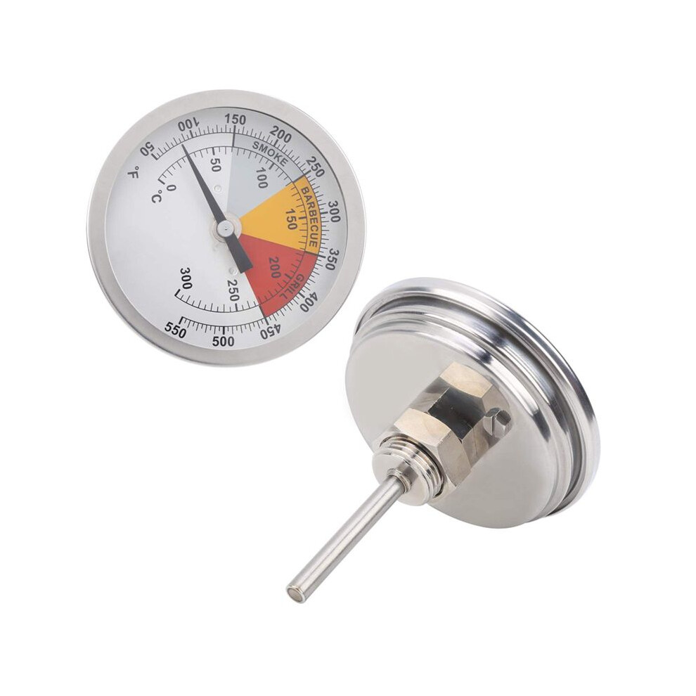 Zdjęcia - Akcesoria do grilla 1/2 Cal Grill Smoker Temperatura, IP55 Grill Termometr Wysoka Temperatura dla Rodziny do Metalurgii Barbecue Chemical