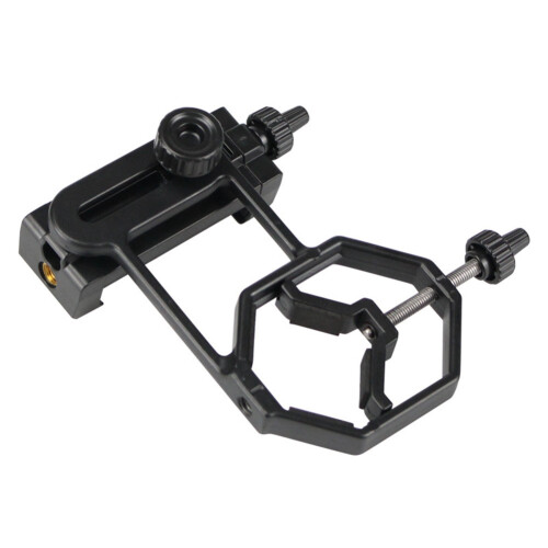 Universal Cellphone Telescope Adapter Mount Phone Scope Mount for Spotting Scope for Telescope Monocular Binocular