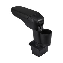 BoîTe D'Accoudoir Central de Voiture BoîTe de Rangement de BoîTe D'Accoudoir de Console Centrale Sans Perforation pour Mazda CX-3 2015-2018 Mazda 2