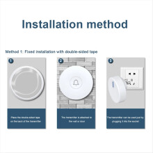 New Self-Powered Wireless Doorbell Waterproof Home Welcome Smart Door