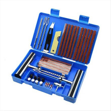 Autobandenreparatieset, lekke bandengereedschap voor auto, bestelwagen, fiets, noodgevallen, zwaar uitgevoerd