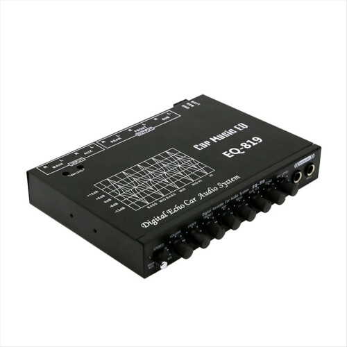 EQ-819 Auto-equalizer Multifunctionele auto-audio-equalizer afstem-crossoverversterker 1