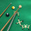 Pont de Queue de Billard RéTractable avec 3 PièCes Accessoires de Queue de Billard de Table de Billard en Laiton Amovible, Or 7