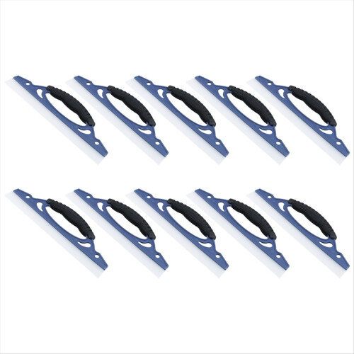 10pcs Soft Silicone Handy Squeegee Rubber Sheet Drying Blade Clean Scr 1