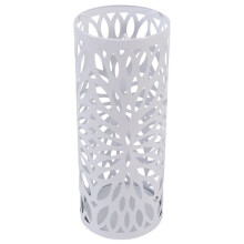 Hollow Umbrella Stand Rack Umbrella Holder for Indoor Long and Short Handle Umbrella Bucket and Storage Organizer White