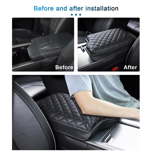 For Palisade 2019-2021 Armrest Box Cover Central Control Container Pad Auto Interior Dedication Car Accessories 2