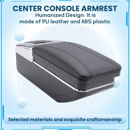 Car Storage Box PU Leather Central Armrest Box for  Swift 2005-2019 Interior Accessories 1