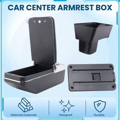 Car Storage Box PU Leather Central Armrest Box for  Swift 2005-2019 Interior Accessories 2