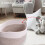 Cotton Rope Storage Baskets Bin Storage Square Organizer Foldable Decorative Woven Basket with Handles, C 8