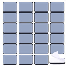 24 PièCes SéRies Curseurs et Patins de Meubles pour Meubles en Mouvement de Tapis Patins de Meubles Auto-AdhéSifs 25X35Mm