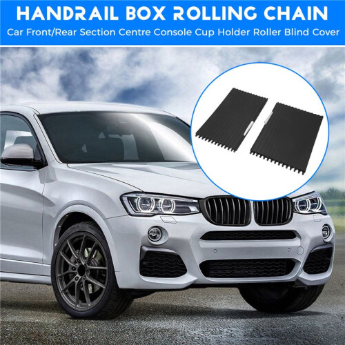 Car Front/Rear Section Centre Console Cup Holder Roller Blind Cover for - X5 X6 E70 E71 2007-2014 51166954943 1
