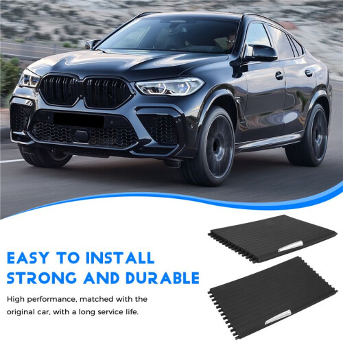 Car Front/Rear Section Centre Console Cup Holder Roller Blind Cover for - X5 X6 E70 E71 2007-2014 51166954943 2