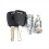 Replacement Auto Full Set Door and Ignition Lock Cylinder for with Key 6