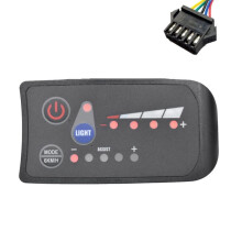 S810 E-Bike Compteur LED Affichage 36V IP65 pour VéLo éLectrique Compteur de VéLo éLectrique SM 5PIN
