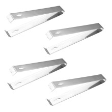 Stainless Steel Ice Tongs Set for Ice Cubes Sugar Cubes Bar Serving and Freezer Use