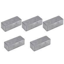5 St Gitarreffektpedal Aluminium Stomp Box-HöLje för DIY-Gitarrpedalsats 1590A