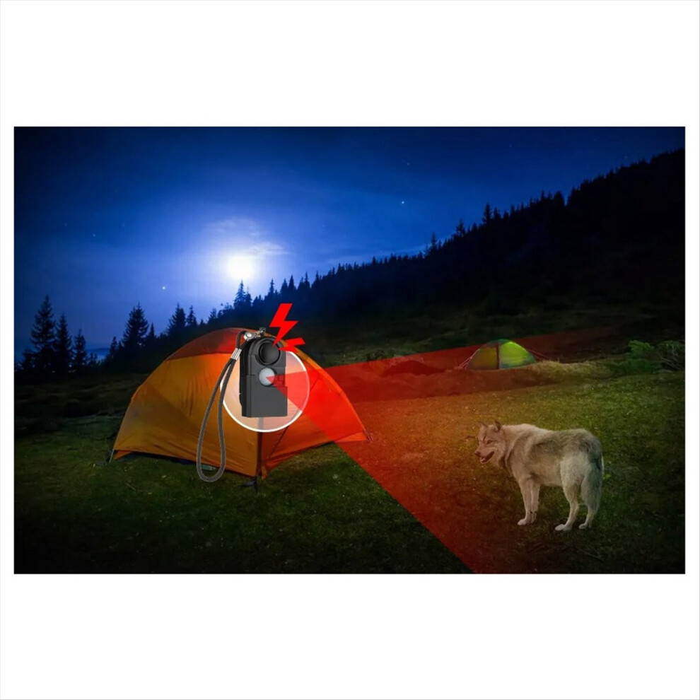 4Pcs Portable Mini Motion Detector Alarm 120Db Siren Sos Led Light Sec 4853841160695