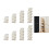 Efficient Shoe Organizer Practical Shoe- Cream White   2 3