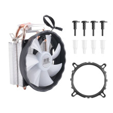 SNOWMAN X200 CPU Cooler 2 Heat Pipes 120mm Silent Fan 4Pin PWM PC Cooler for Intel LGA2011 AMD CPU Cooling Fan
