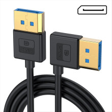 m langes DisplayPort 1.4-Verlängerungskabel, 90 Grad, DP, 8K60Hz, 4K144Hz, Video