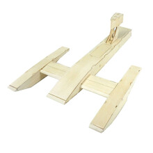 Bois éLectrique RC Speed Boat Air Boat Speed Racing Boat Kits de Construction Bricolage RadiocommandéS, ModèLe Unique