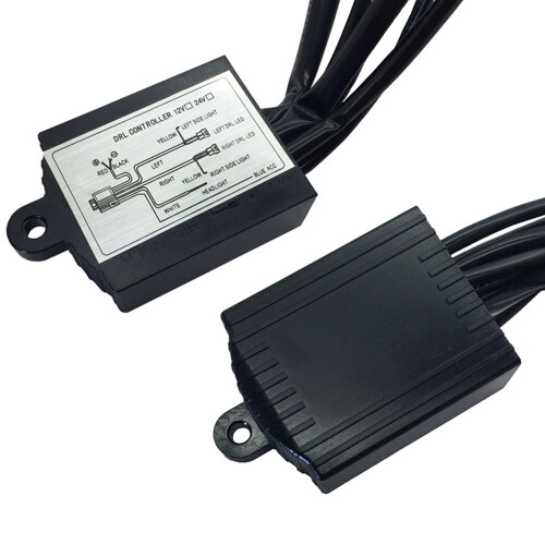 DRL Controller Car LED Daytime Running Light Relay Harness Dimmer On/Off 12V Fog Light Controller 1