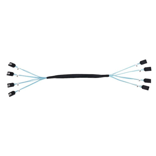 SAS Cable Sata Cable High Speed 6Gbps 4 Ports/Set High Quality for Server 0.5 Meter 2