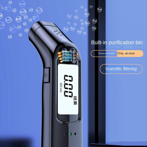 Draagbare contactloze alcoholtester met LED-scherm. 2